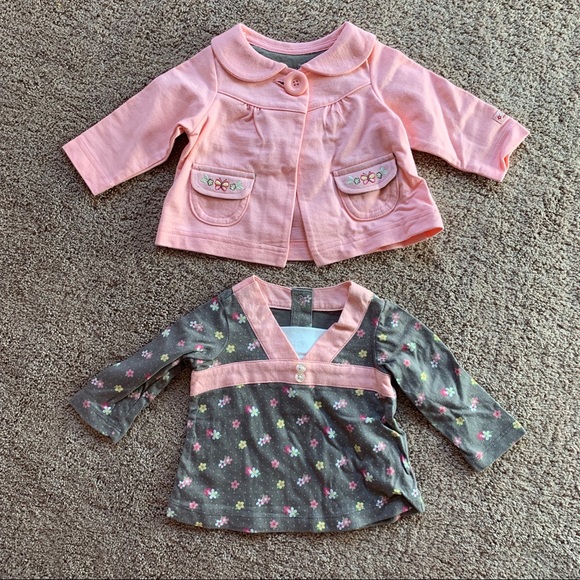 🎉 BABY SPROCKETS Jacket, Top & Corduroy Pants Set, size 3-6mo - Picture 4 of 7